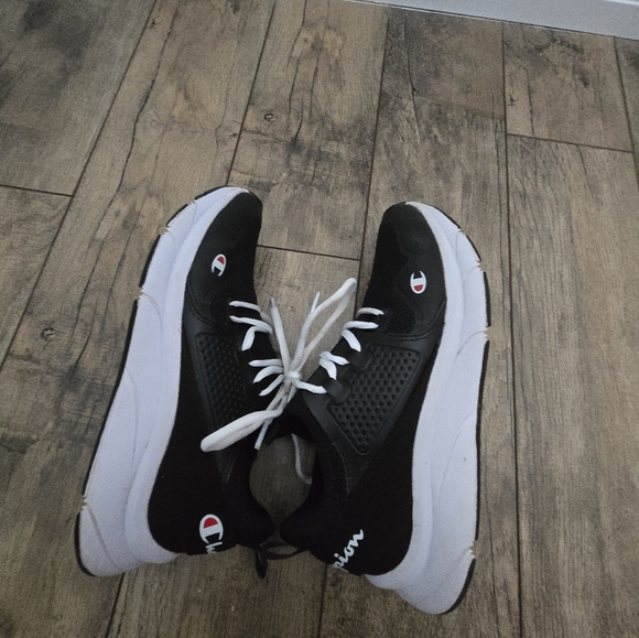 CHAMPION black and white 8w womens sneakers 1724008 - Picture 7 of 11